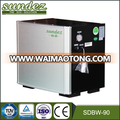 Good quality dc inverter heat pump water to water hot sale in south Europe SDBW-90 with TUV CERTIFICATE