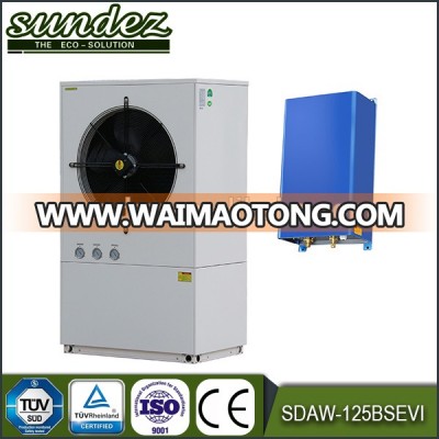 Good solar pump with heat exchanger air heat pump SDAW-125BSEVI with ISO certificate